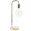 SCHREIBTISCHLAMPE Savena 15/15/48 cm - Goldfarben, Metall (15/15/48cm) - Beliani