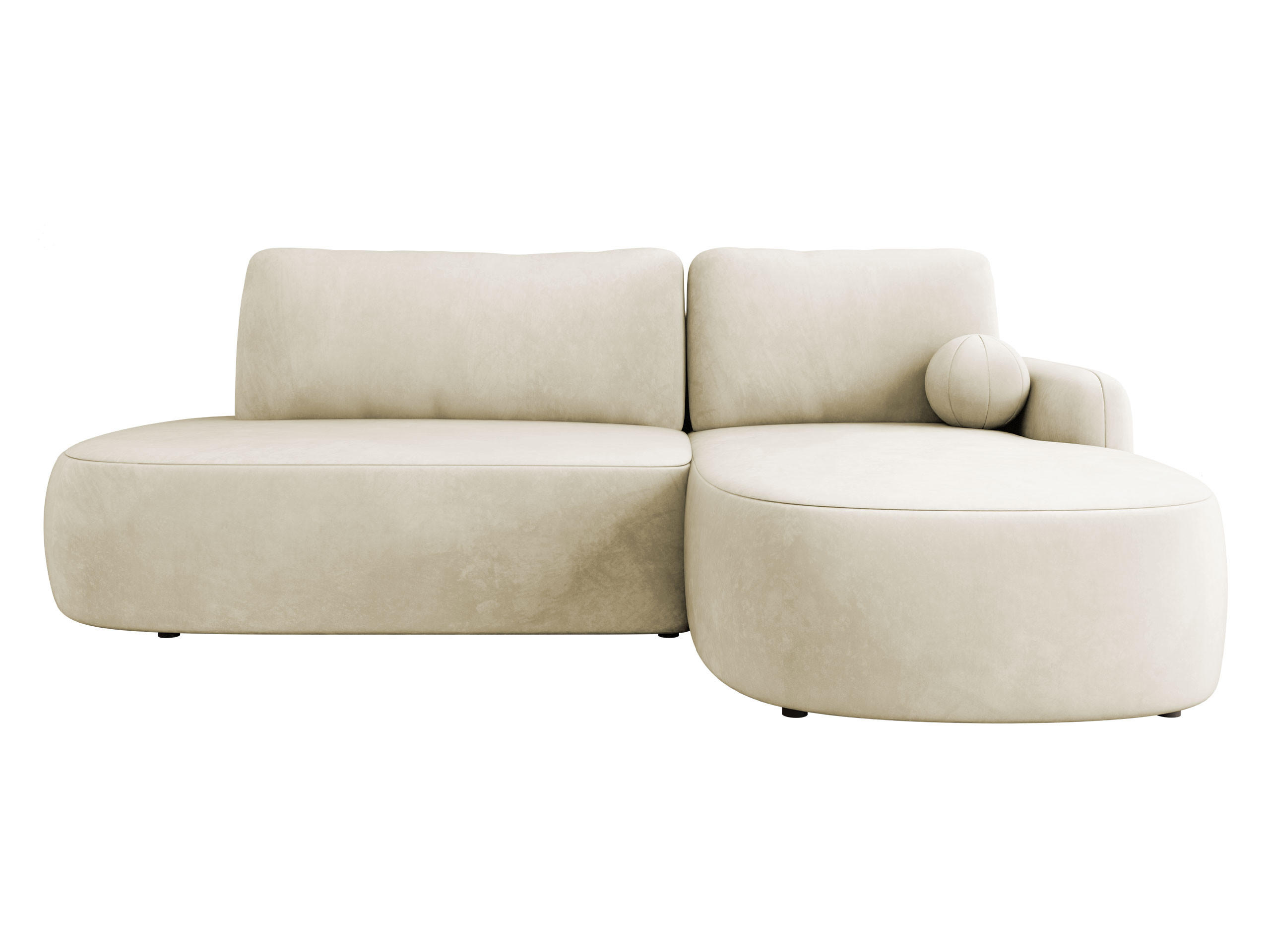 ECKSOFA Loridu O, Seite: Rechts - Schwarz/Mokka, Holz/Kunststoff (274/174cm) - MIRJAN24