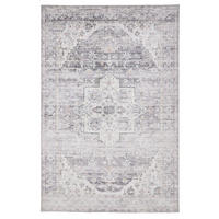VINTAGE-TEPPICH Miray waschbar 160/230 cm - Grau, Kunststoff (160/230cm) - benuta Nest