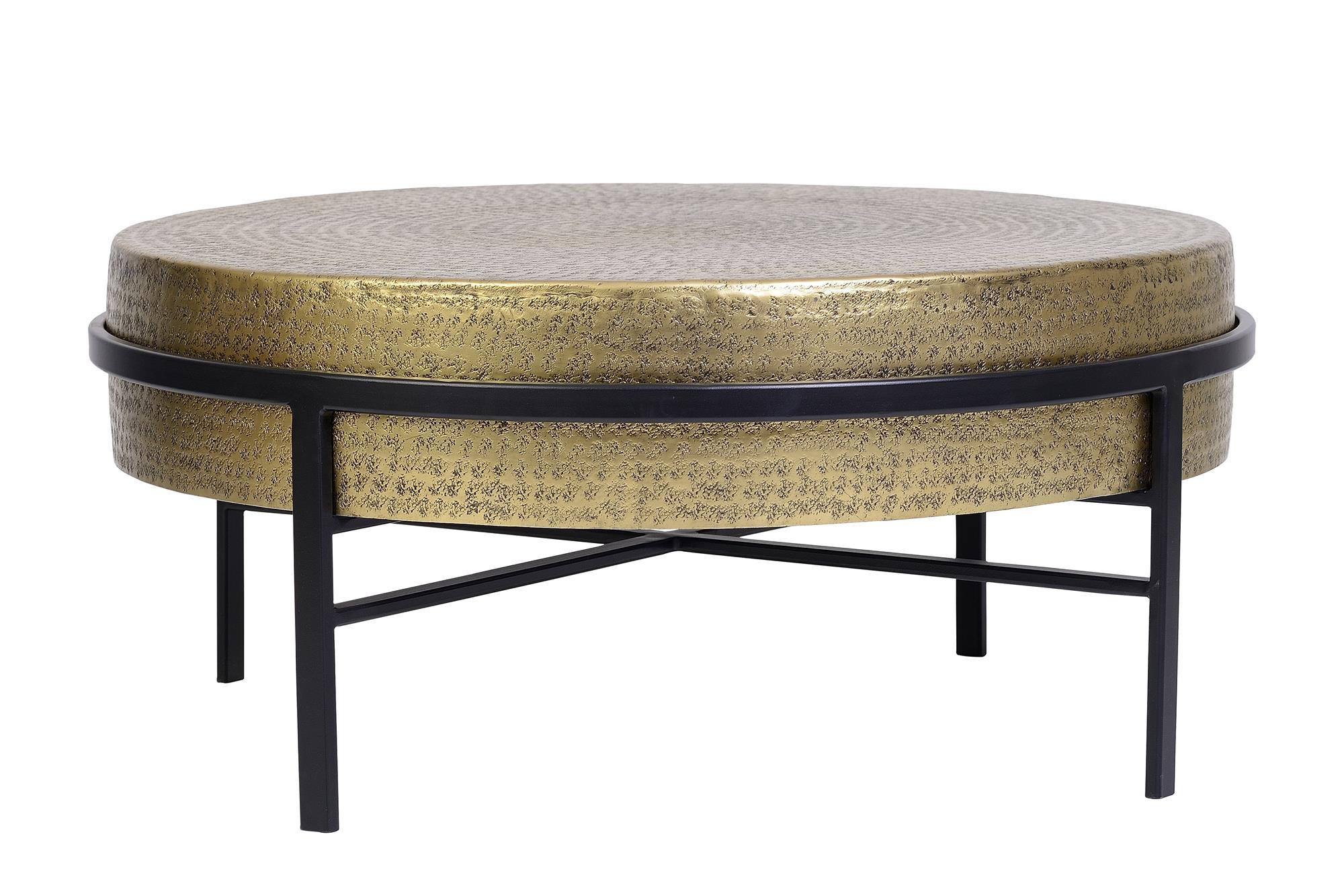 COUCHTISCH aus Bronze und Eisen - Bronzefarben, Metall (82/82/37cm) - Giner y Colomer