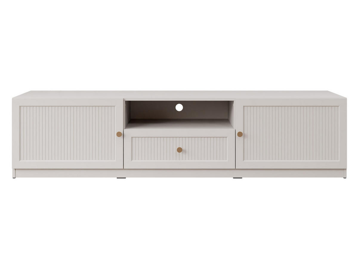 TV-ELEMENT Ferena 2D1SZ - Kaschmir/Goldfarben, Holzwerkstoff/Kunststoff (180/44/49cm) - MIRJAN24