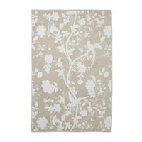 BADETUCH Oriental Garden Taubengrau - Beige/Weiß, Textil (150/100cm) - LAURA ASHLEY