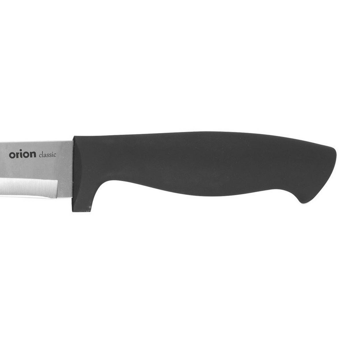KÜCHENMESSER CLASSIC Schwarz Silber - Schwarz, Metall (28cm) - Orion 