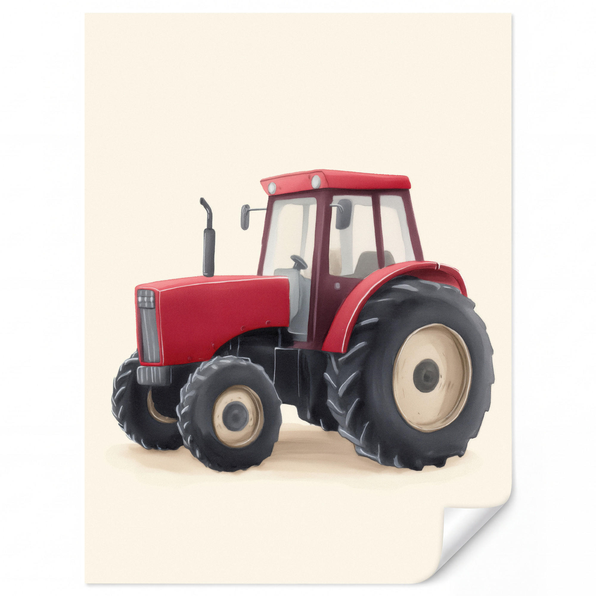 OnlyWow Kindertapete Rot 220x300 cm