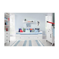SCHLAFZIMMER Set 4-tlg. – BERGEN System – Weiß - Weiß Hochglanz, Holzwerkstoff (50/190/40cm) - hi-markt