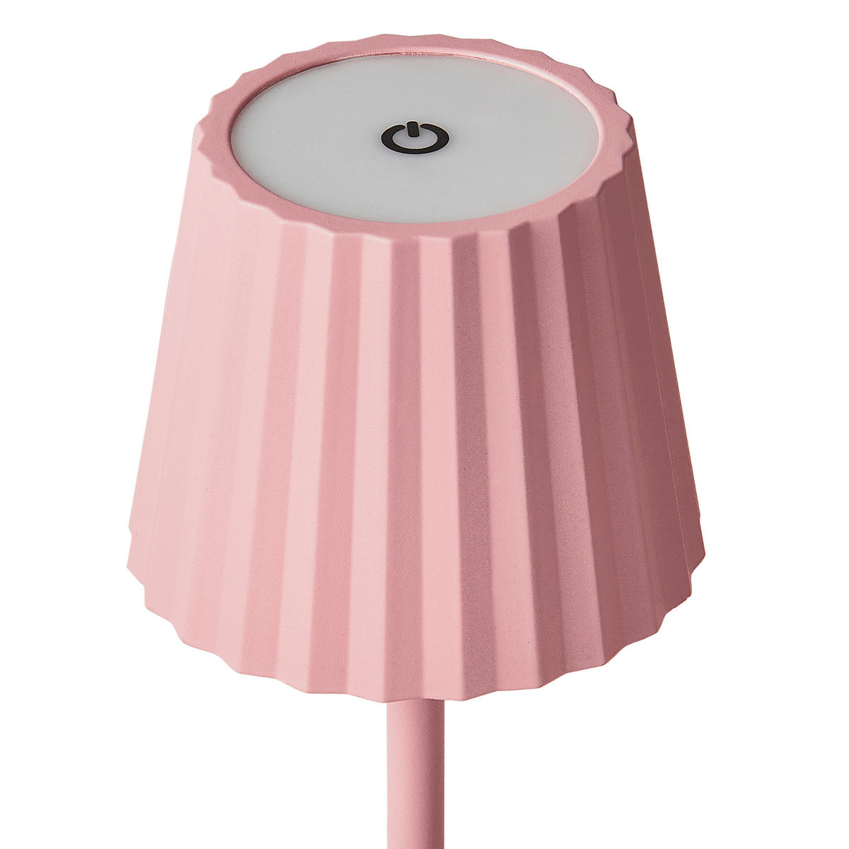 TISCHLAMPE Metall Pastellrosa Pombeiro - Pink, Metall (12/12/38cm) - Beliani