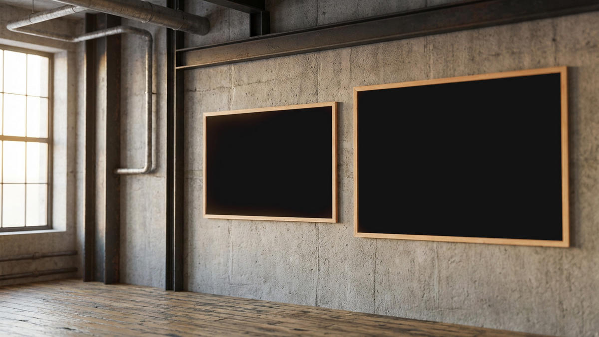 KREIDETAFEL 100x80 cm Schwarze magnetische Naturholzrahmen - Schwarz, Metall (10/80/1.5cm) - ALLboards