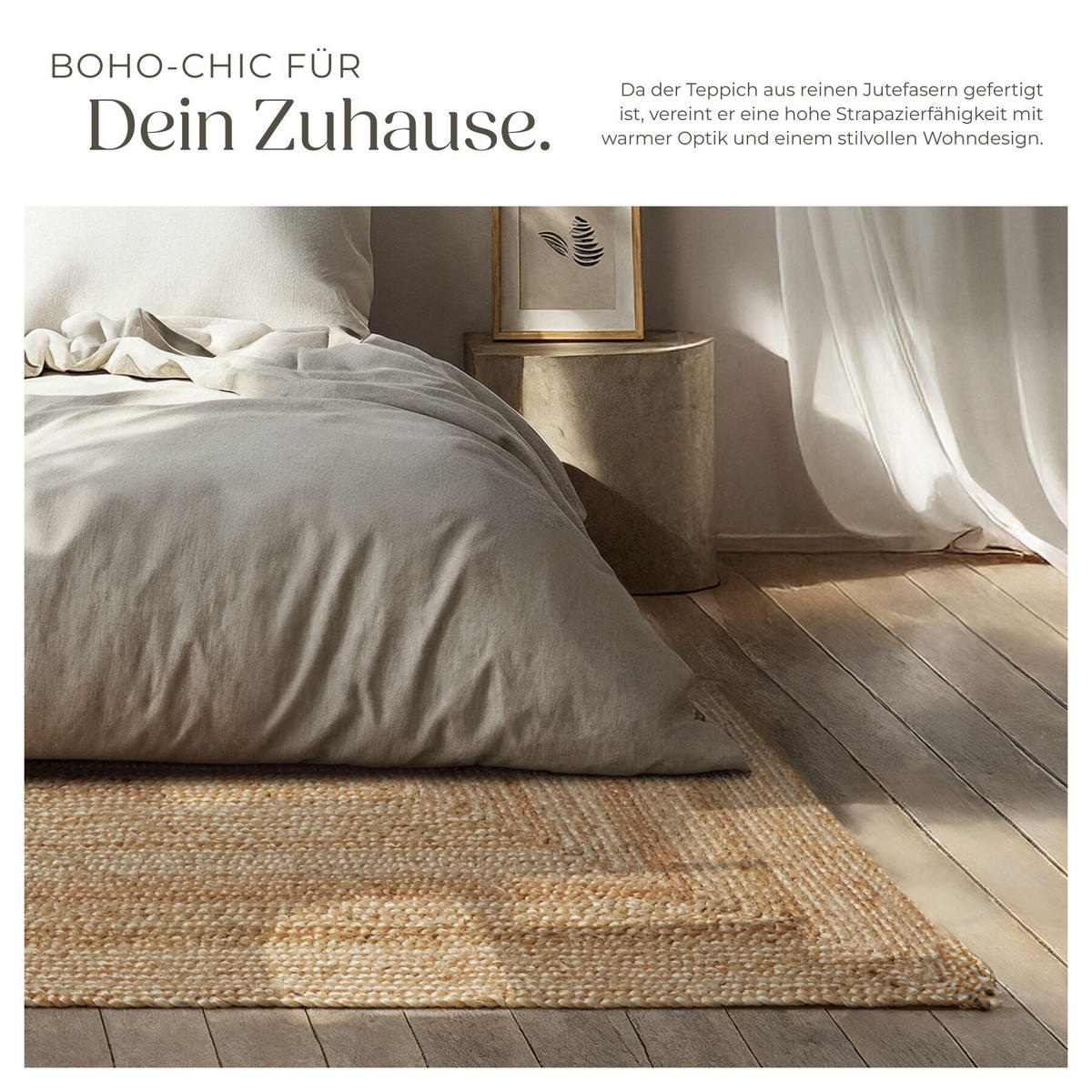 TEPPICH Handgewebt Glim, strapazierfähig und pflegeleicht, braun - Braun, Textil (160/230cm) - tectake