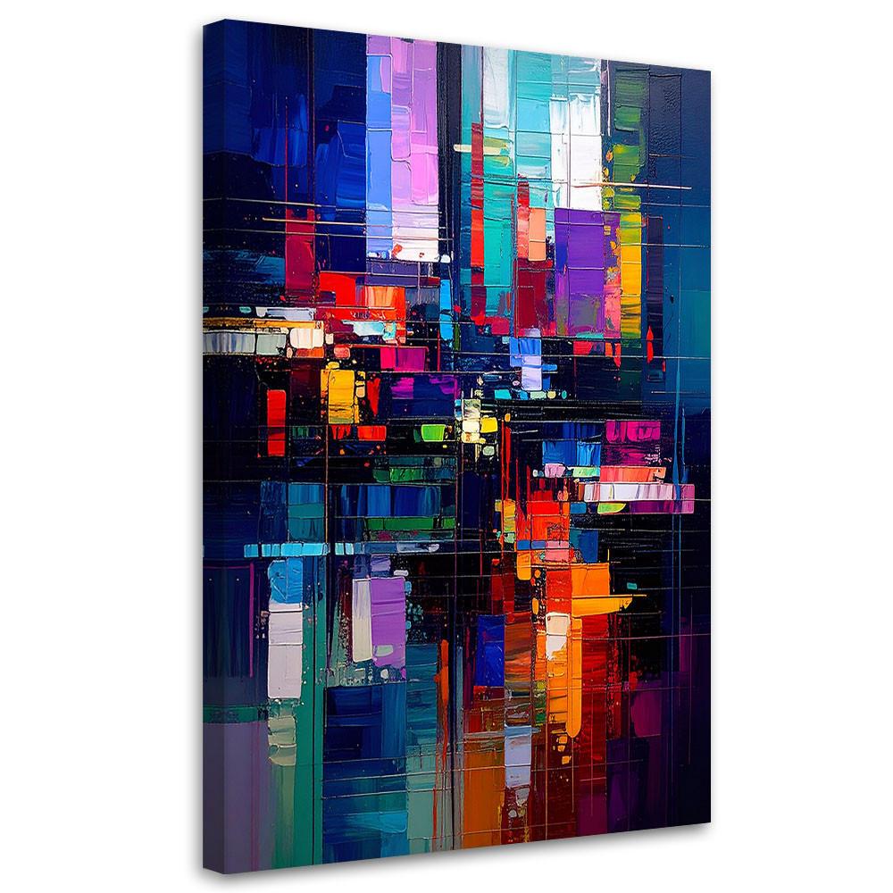 Feeby Leinwandbild Mehrfarbig 60x90 cm