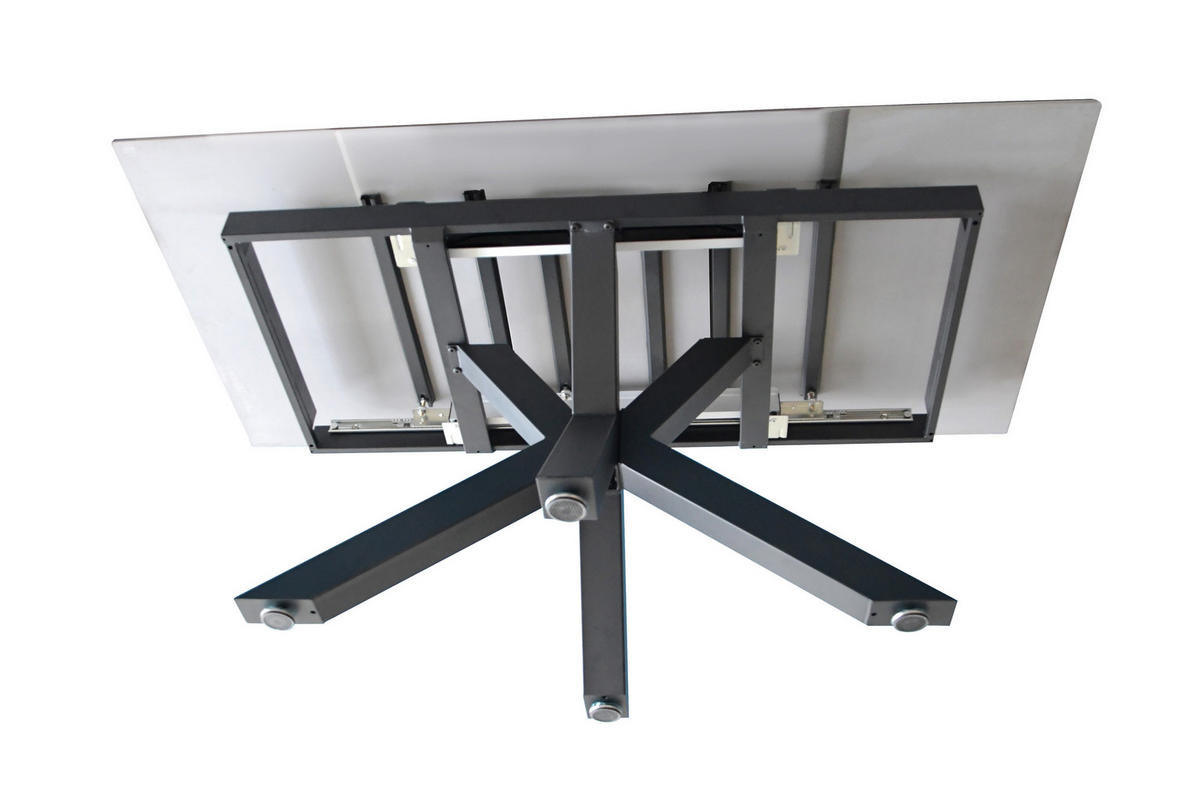 ESSTISCH MIMO - Schwarz/Weiß, Keramik (90/180/76cm) - SAM