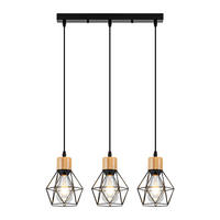 PENDELLEUCHTE Everett 43/15/146 cm - Schwarz, Metall (43/15/146cm) - ZMH