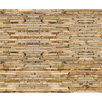FOTOTAPETE Stein-Optik 375 x 270 cm - Beige, Papier (375/270cm) - Sanders & Sanders