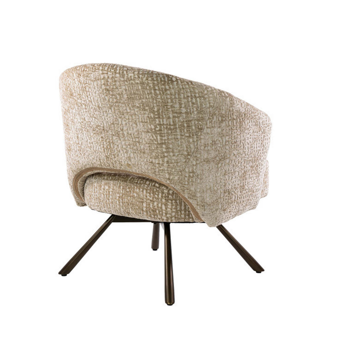 SESSEL Luno Beige 68/74/77 cm - Beige, Textil (74/77/68cm) - Hoyz Collection