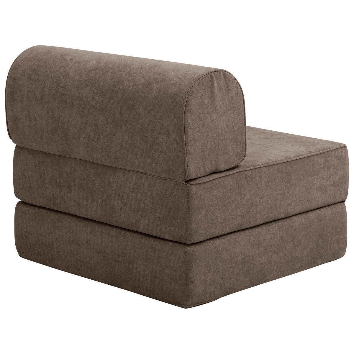 FALTSESSEL Katusha Flachgewebe schoko - Mokka, Kunststoff (80/71/80cm) - 58aufmkessel