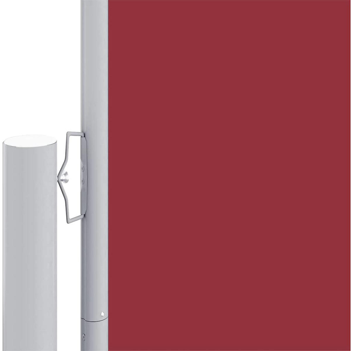 SEITENMARKISE Ausziehbar Rot 117x1200 cm - Rot, Textil (1200/117/1200cm) - furnicato