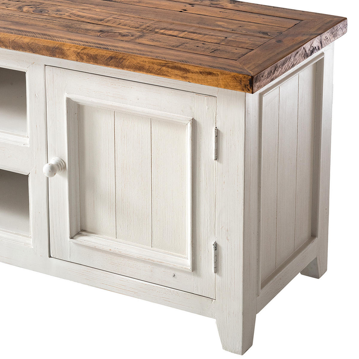 TV-LOWBOARD - Kiefer massiv - Kieferfarben, Holz (160/60/45cm) - home24