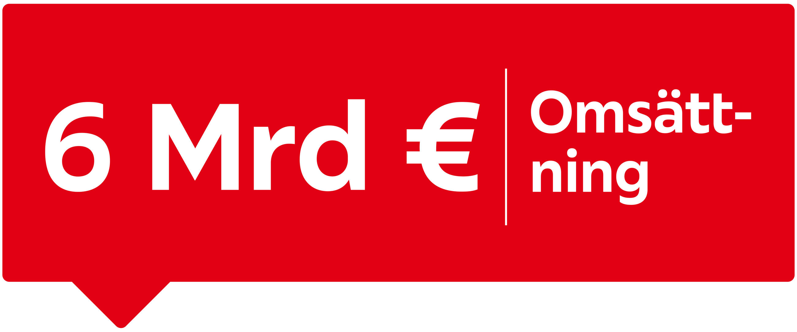 6 Mrd € Omstättning