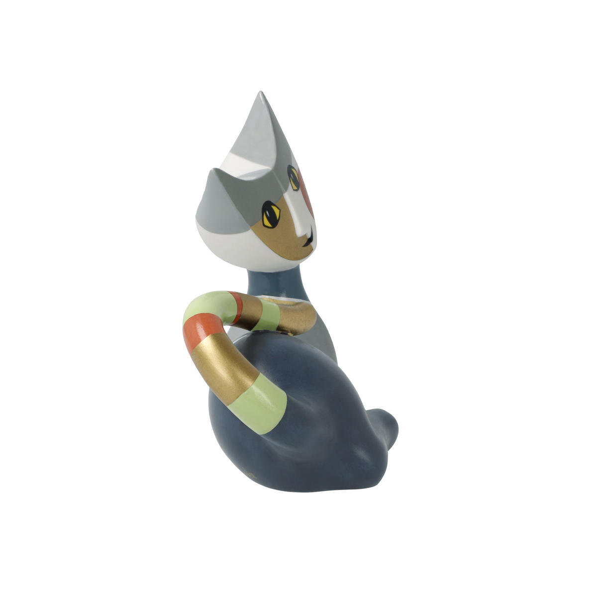 TIERFIGUR Rosina Wachtmeister - Katze Andreina, Biskuit-Porzellan, Bunt, 10 cm - Multicolor, Keramik (6/10/14.5cm) - Goebel