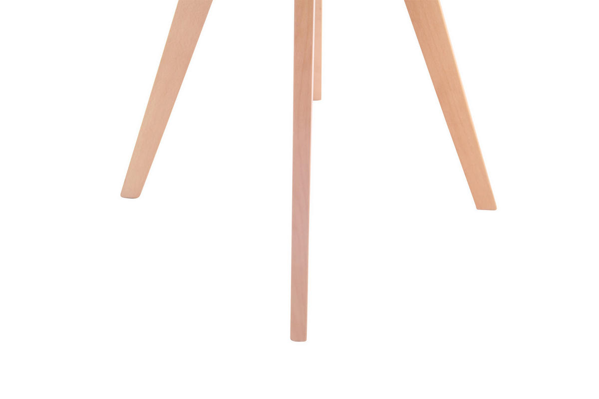ESSTISCH Elias rund 75x75x75cm Holz Weiß Küchentisch - Weiß, Holz (75/75/75cm) - DELUKE