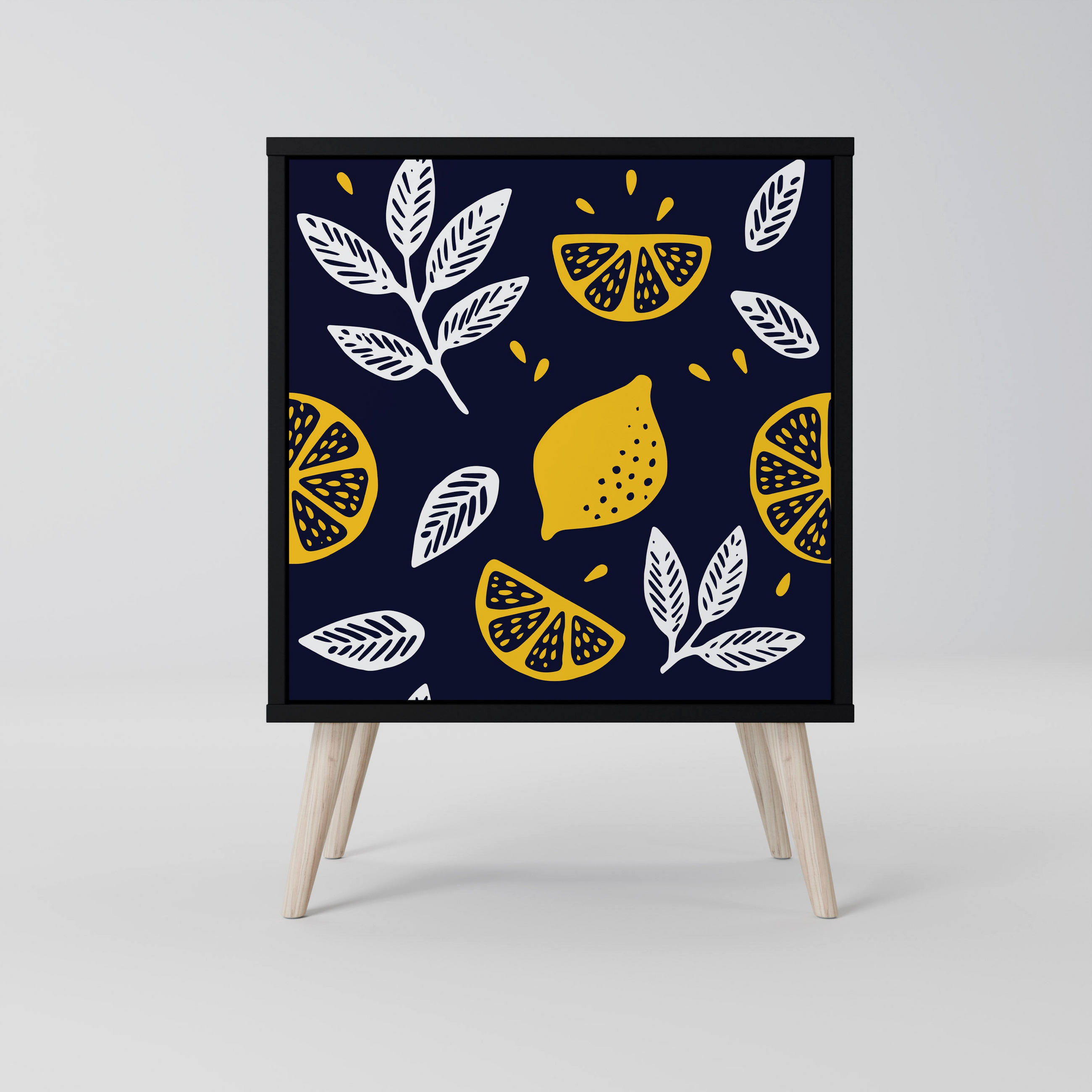 SpaceRebels Sideboard Schwarz 57.5x77.5x42 cm