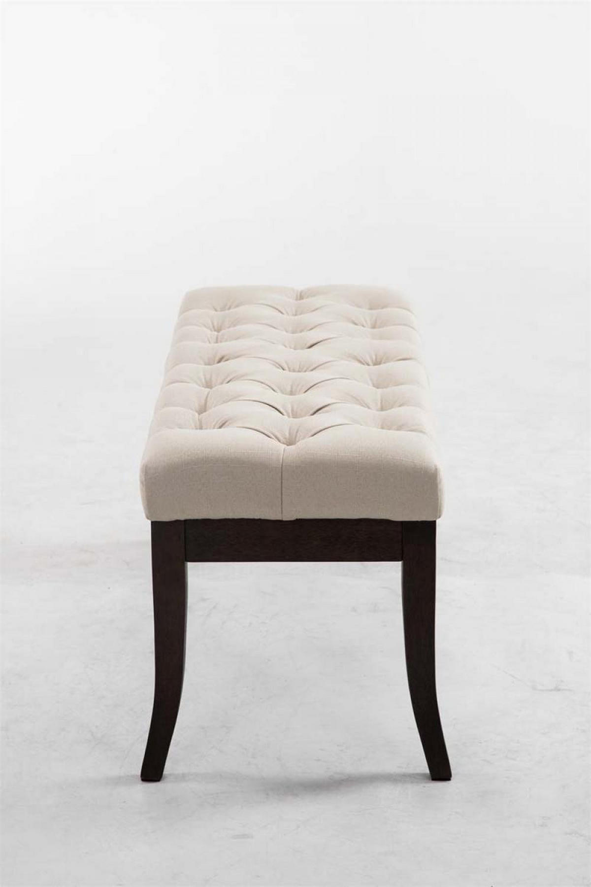 SITZBANK 100/38 cm Stoff Creme - Creme, Holz/Textil (100/46/38cm) - CLP