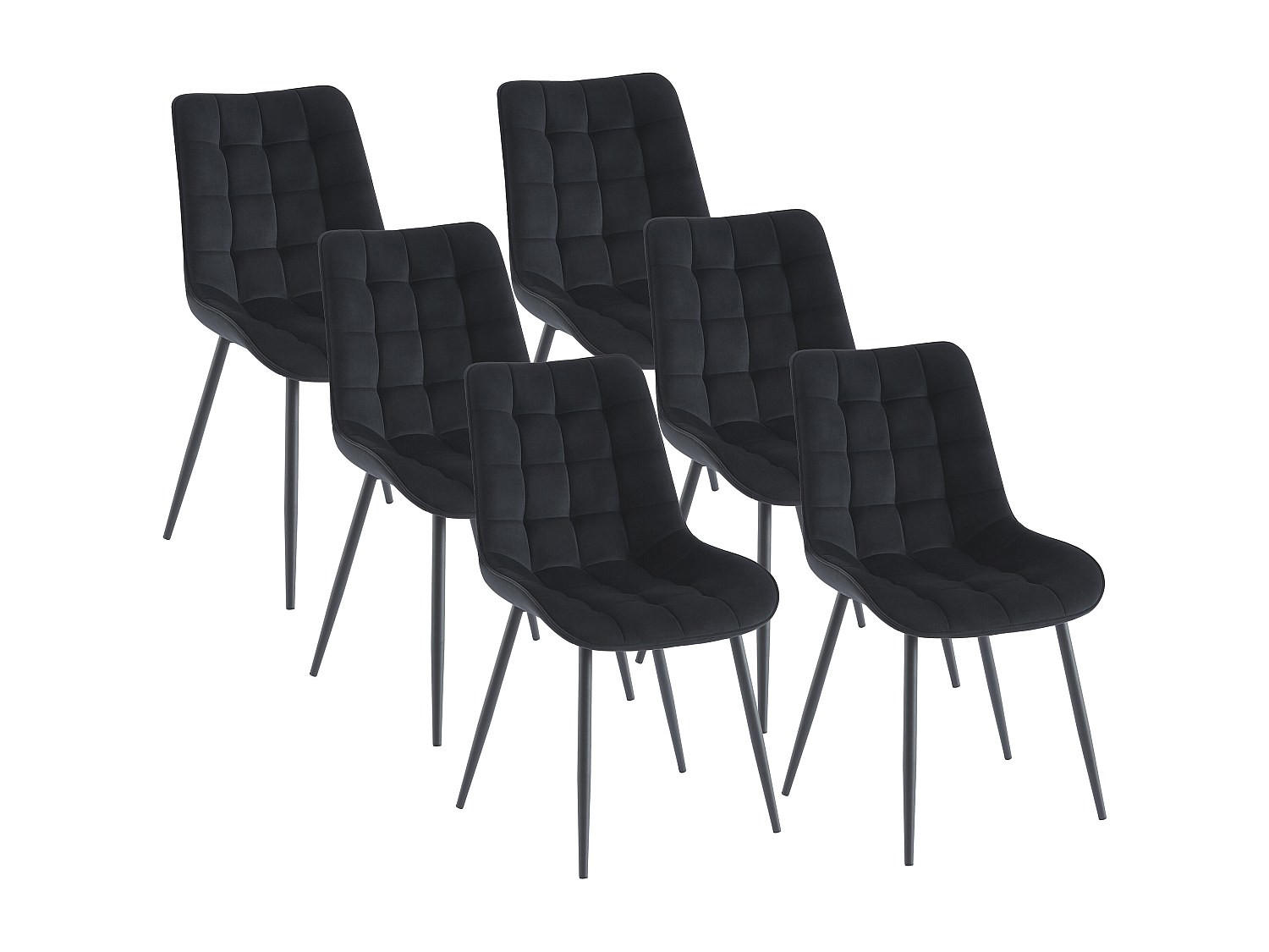 Vente-Unique Stuhl Schwarz 49.5x87x60 cm