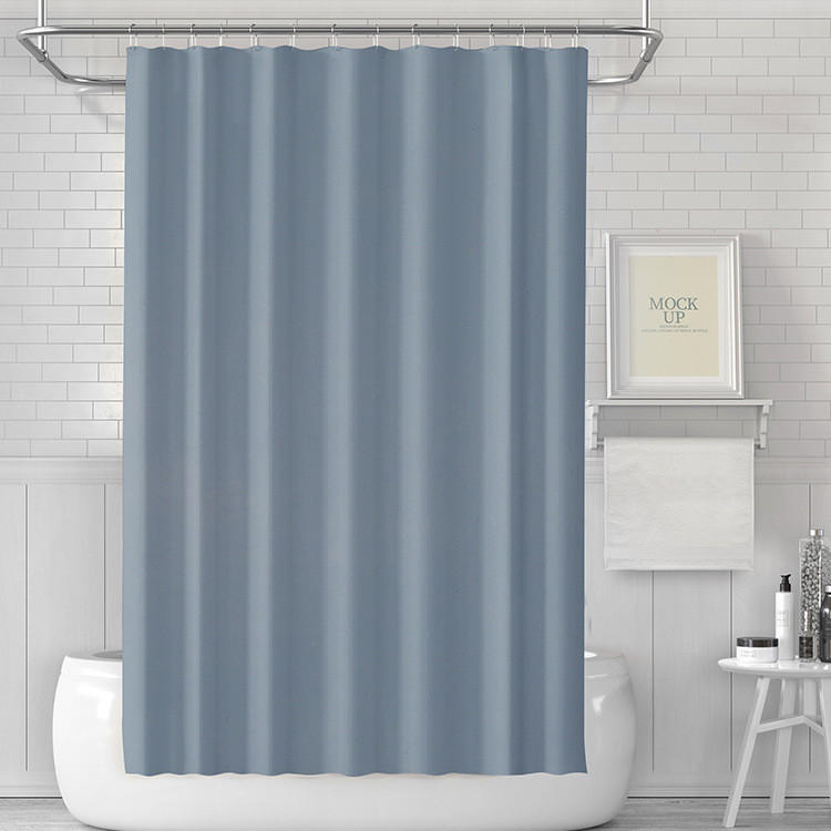 Mcboson Duschvorhang Blau 180x180 cm