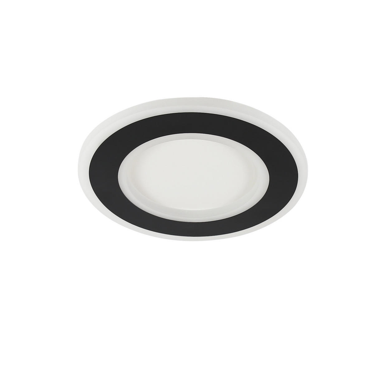 LED-DECKENLEUCHTE Alger 24 cm - Schwarz, Metall (24/24/4cm) - Nettlife
