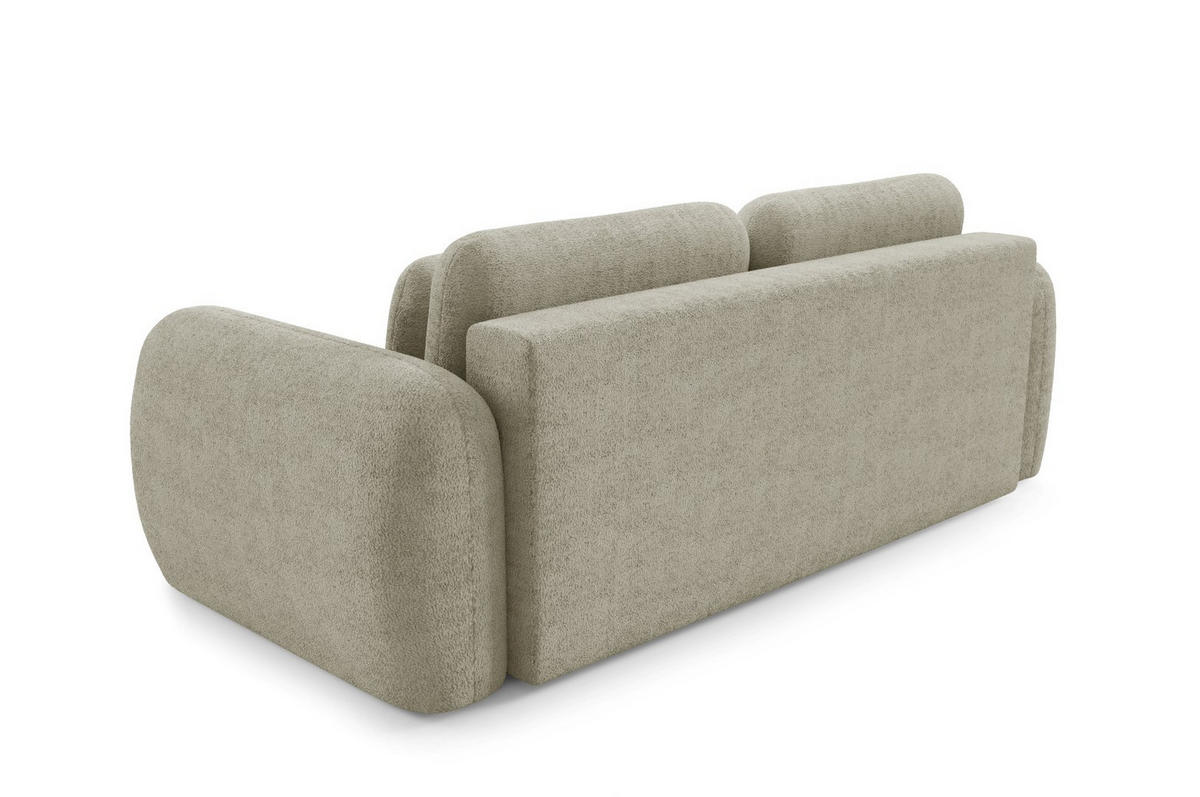 SCHLAFSOFA mit Bettkasten Premium Beige - Beige/Schwarz, Holz/Holzwerkstoff (266/95/110cm) - Furnisell
