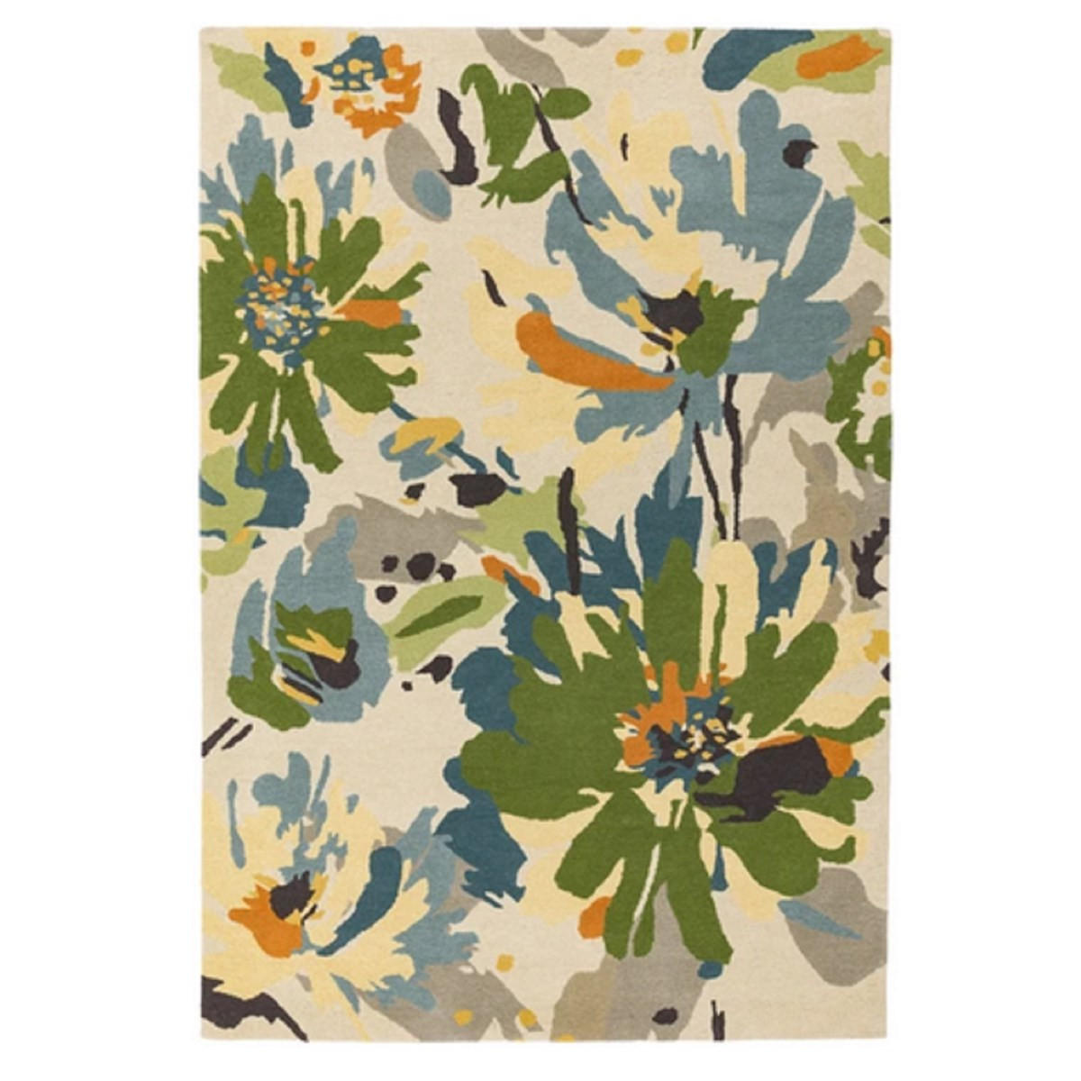 TEPPICH mit Blumenmuster für Wohn- und Schlafzimmer FLORY Mehrfarbig 160 x 230 cm - Multicolor, Naturmaterialien (160/230cm) - Novatrend