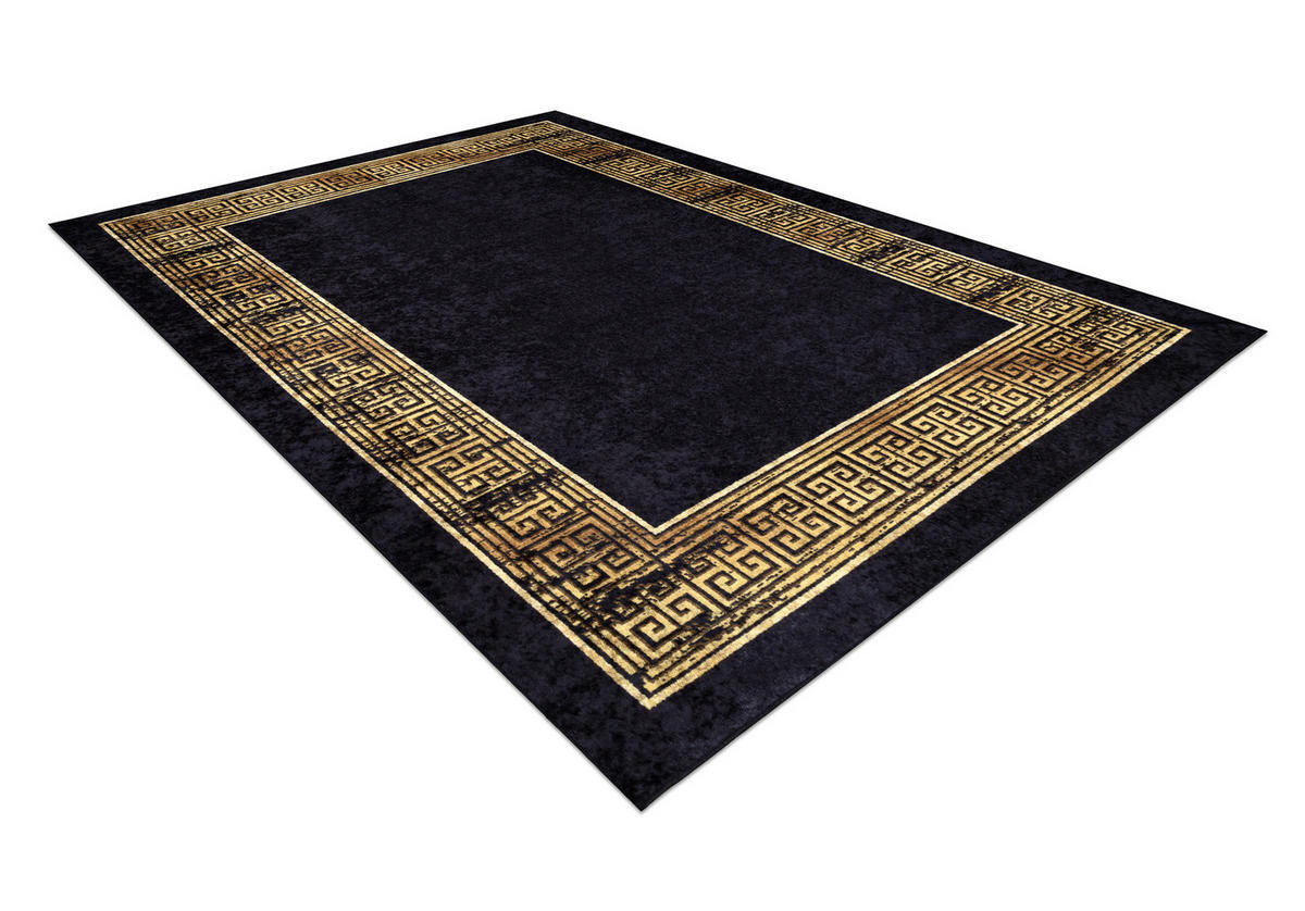 TEPPICH Miro 140/190 cm - Schwarz, Textil (140/190cm) - rugsX