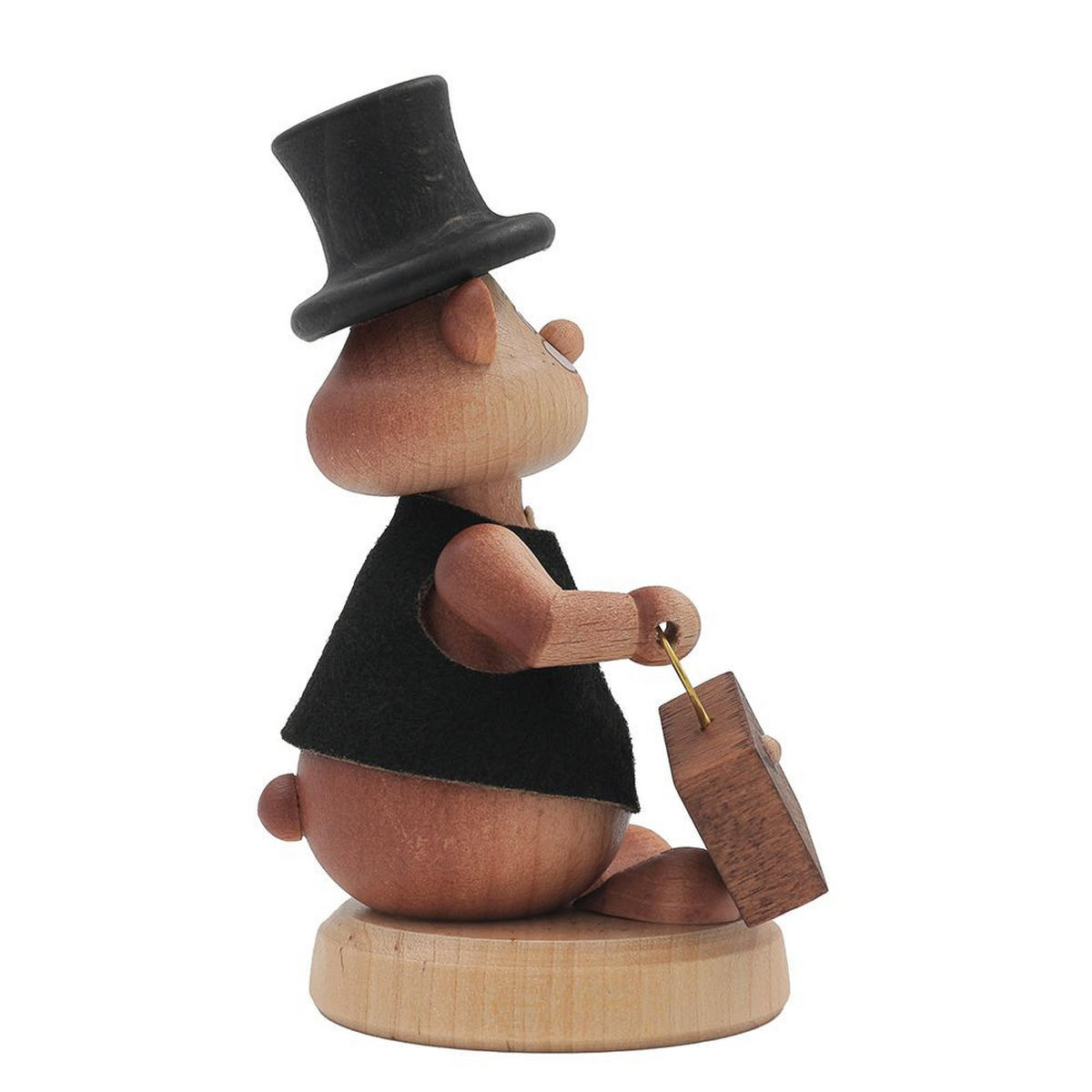 HOLZFIGUR Hamster Spaziergänger 11 cm - Multicolor, Metall (6/11/0.1cm)