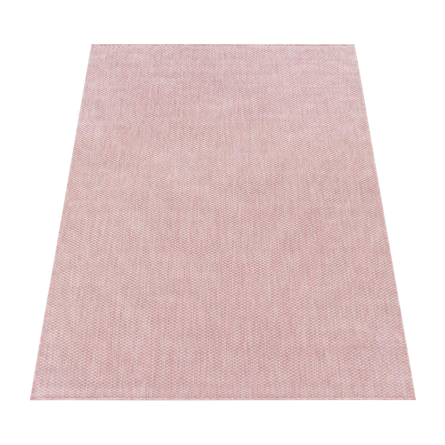 TEPPICH Kurzflor Unifarben Wohnzimmer schmutzabweisend Rosa Rechteckig 200x280 - Rosa, Textil (200/280cm) - KADIMA DESIGN