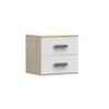 KINDER-NACHTTISCH INGE 22 55/50/44 cm Weiß+Sonoma/Grau - Weiß/Grau, Holzwerkstoff (55/50/44cm) - Deine Möbel 24