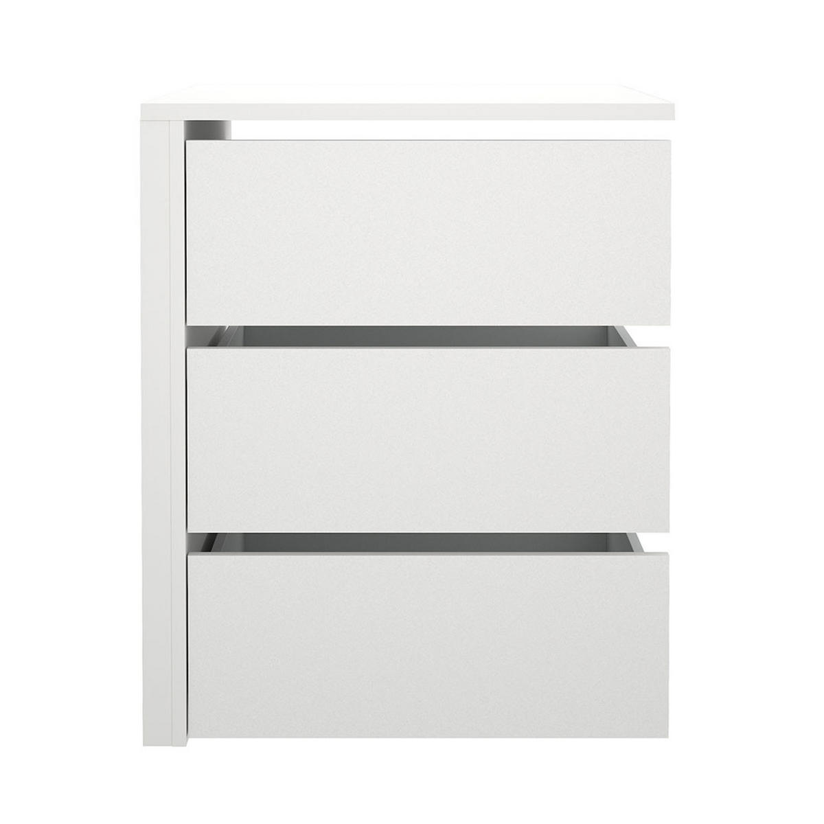 SCHUBLADENEINSATZ, Catania, Weiß, Holzwerkstoff, 70 x 55 x 57 cm - Weiß, Holzwerkstoff (70/57/55cm) - ebuy24