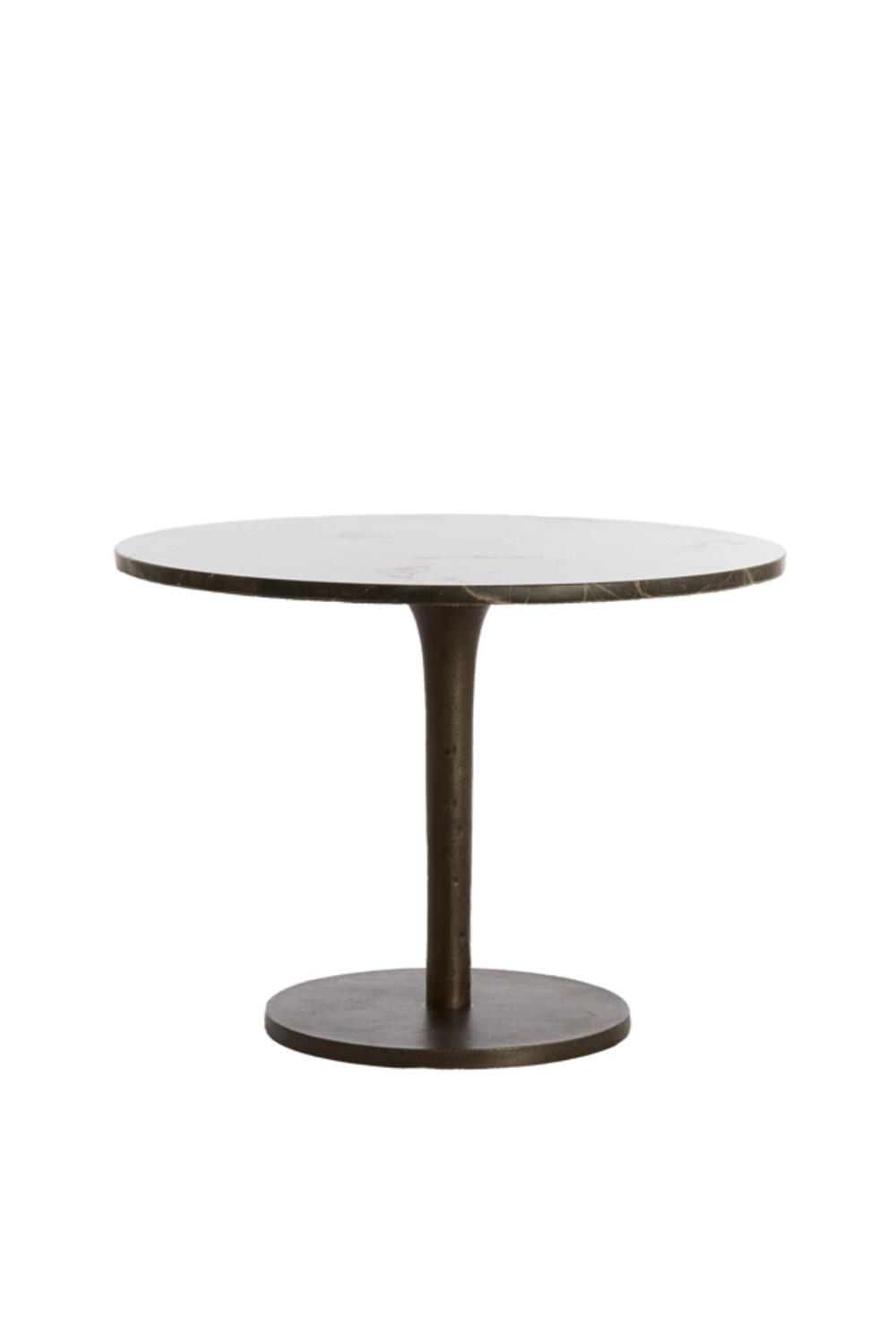 BEISTELLTISCH Pazo Braun Ø61/41 cm - Dunkelbraun, Metall (61/61/41cm) - Light & Living