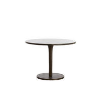 BEISTELLTISCH Pazo Braun Ø61/41 cm - Dunkelbraun, Metall (61/61/41cm) - Light & Living