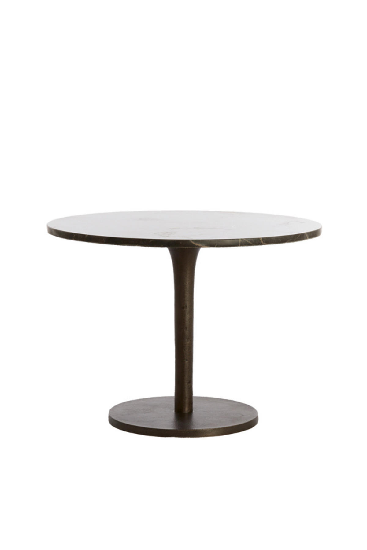 BEISTELLTISCH Pazo Braun Ø61/41 cm - Dunkelbraun, Metall (61/61/41cm) - Light & Living