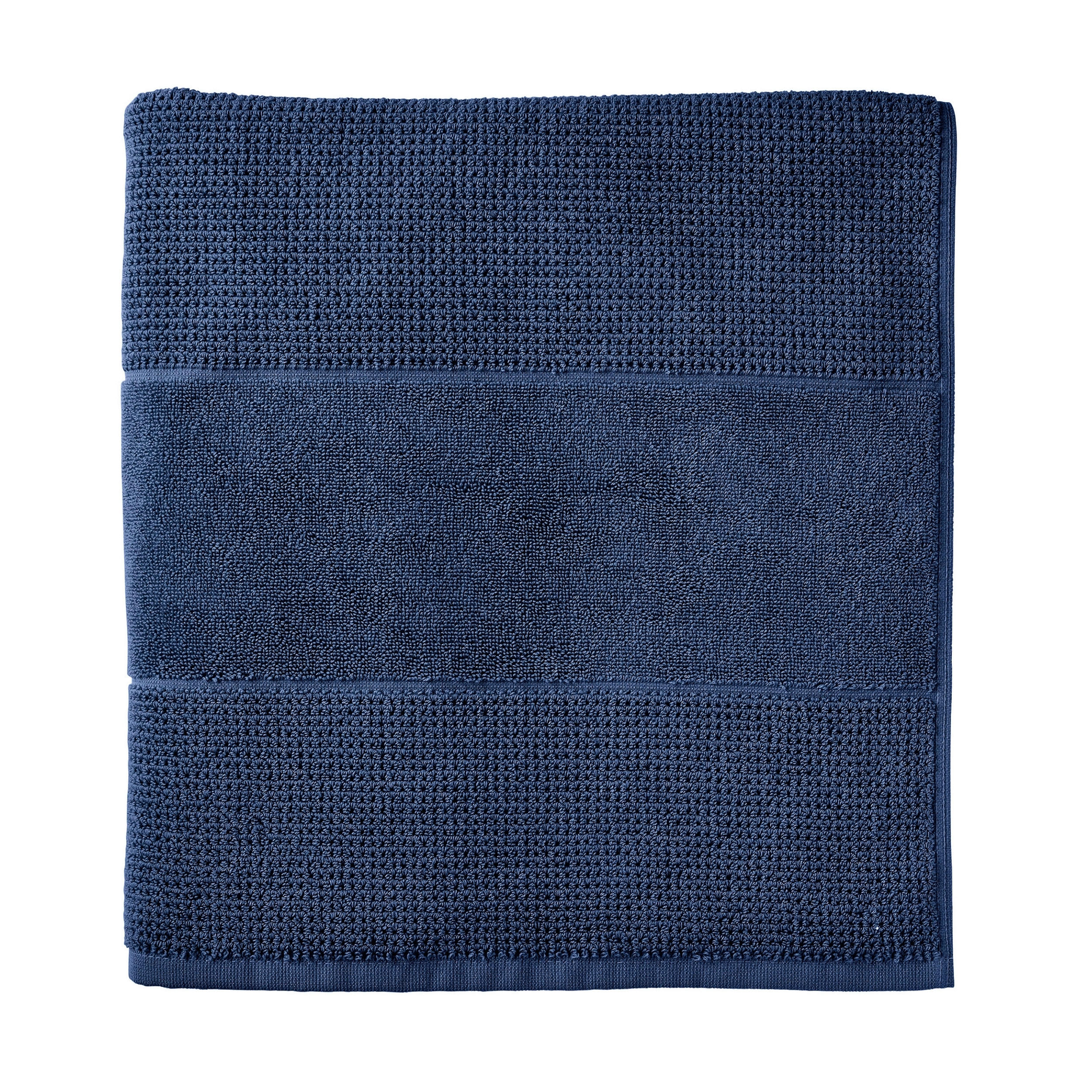 SAUNATUCH Turin - 75 x 200 cm - Dunkelblau - Dunkelblau, Textil (75/200cm) - SCHIESSER