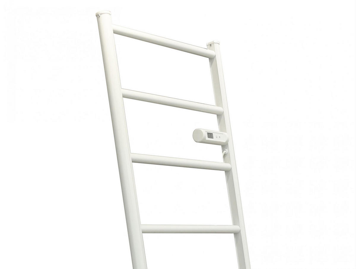 HANDTUCHTROCKNER Weiß mit Elektrosystem und Wandhalterung 300 W - Weiß, Metall (54/150/6cm) - Purline