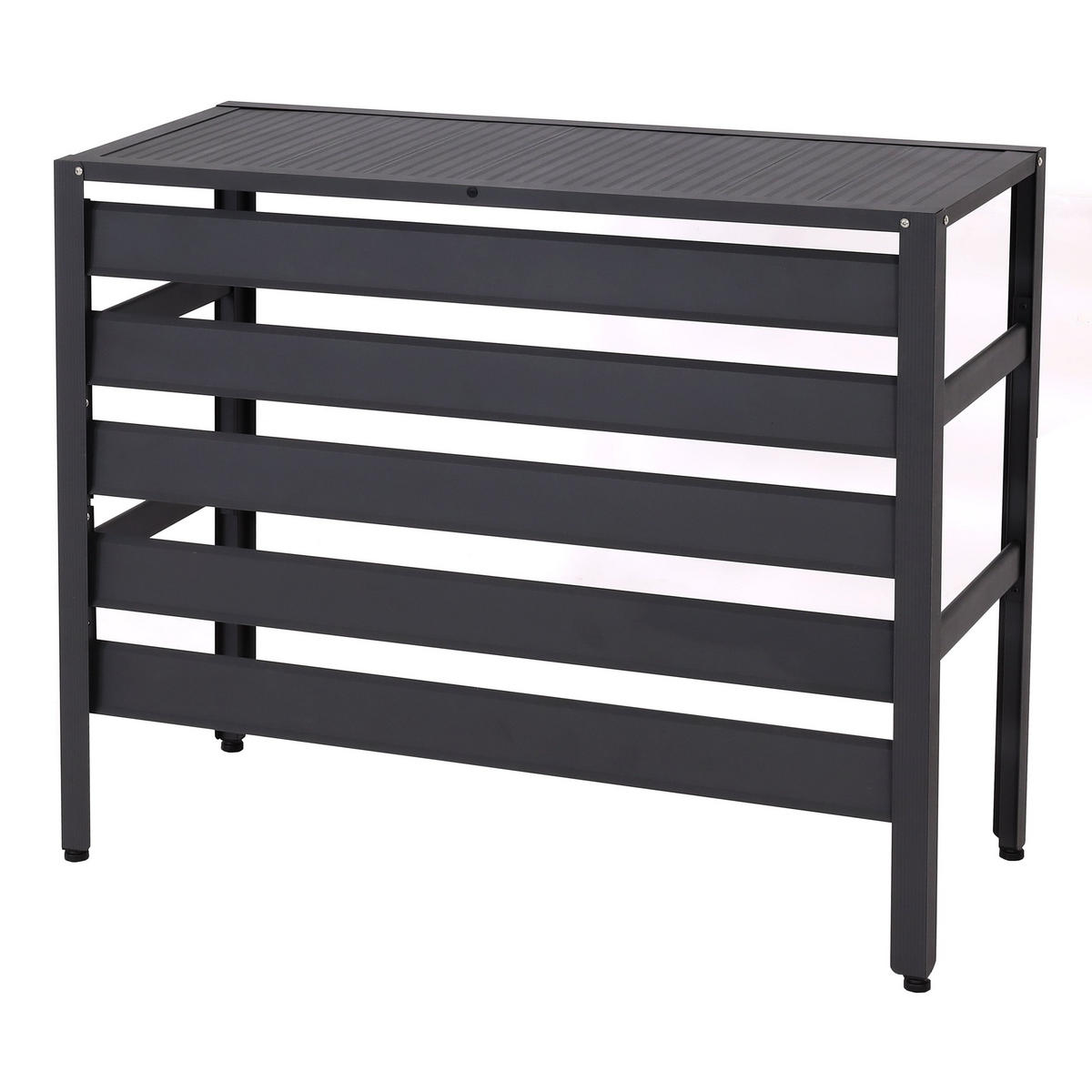 VERKLEIDUNG für Klimaanlage/Wärmepumpe 73x90x38cm Grau - Grau, Metall (90/73/38cm) - PROREGAL