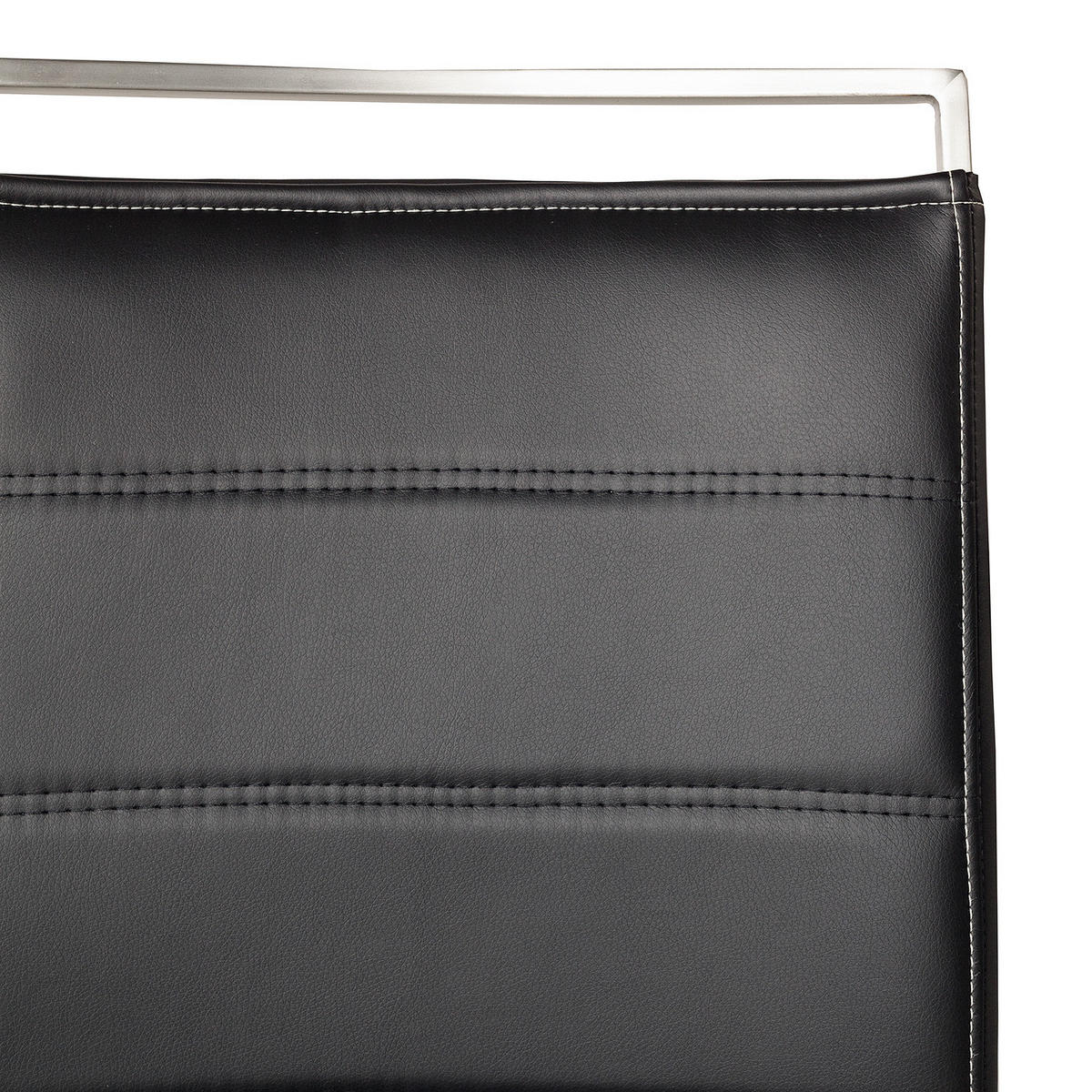 FREISCHWINGER - Silberfarben/Schwarz, Kunststoff/Metall (42/102/56cm) - home24