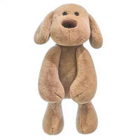 KUSCHELTIER Hund 50 cm - Braun, Textil (10/15cm)