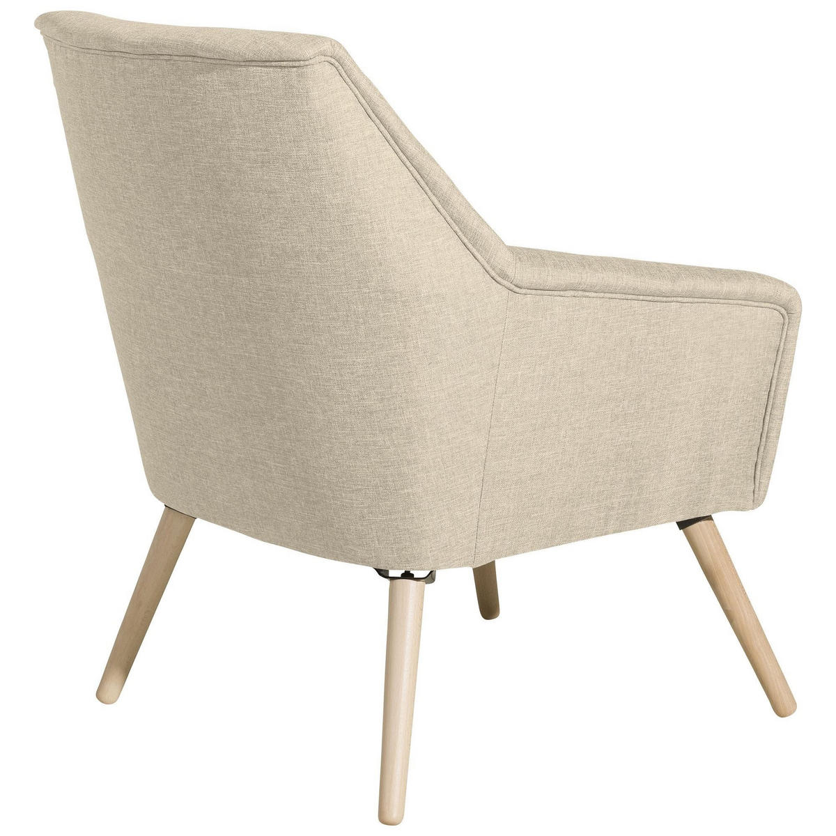 SESSEL Kachka Bezug Flachgewebe Buche natur / beige - Weiß, Kunststoff (67/81/71cm) - 58aufmkessel