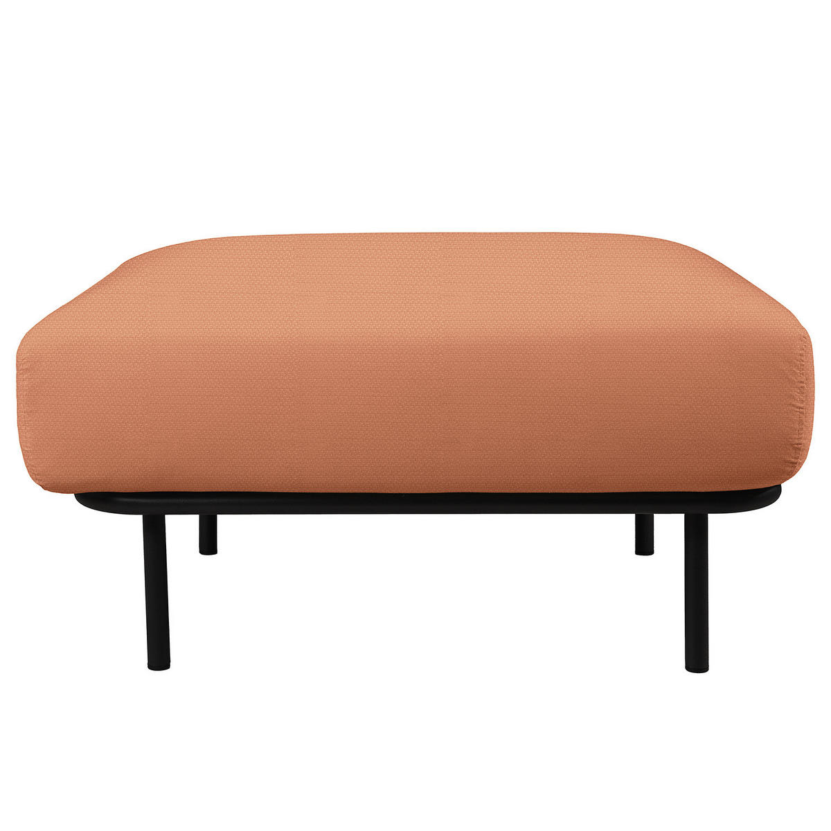 OUTDOOR-HOCKER - Rosa, Textil/Metall (86/44/66cm) - home24