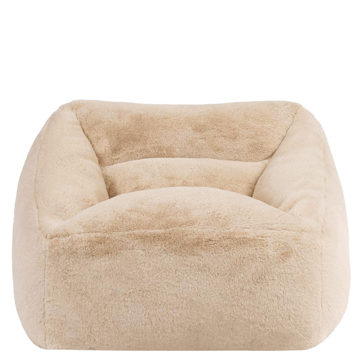 SITZSACK Sessel Natalia flauschig - Beige, Textil (97/73/84cm) - icon