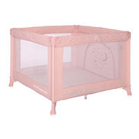 REISEBETT Sunny pink seitliche Öffnung, Matratze, Tragetasche - Pink, Metall (95/95cm) - Lorelli