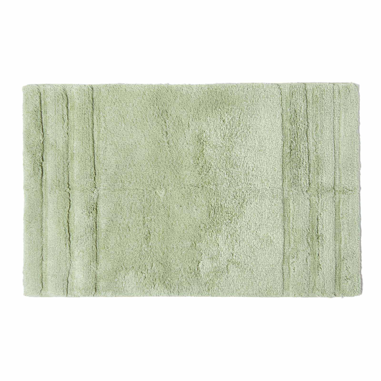 BADEMATTE Spa Supreme 50/80 cm, Baumwolle - Salbeigrün, Textil (50/80cm) - Homescapes