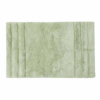 BADEMATTE Spa Supreme 50/80 cm, Baumwolle - Salbeigrün, Textil (50/80cm) - Homescapes