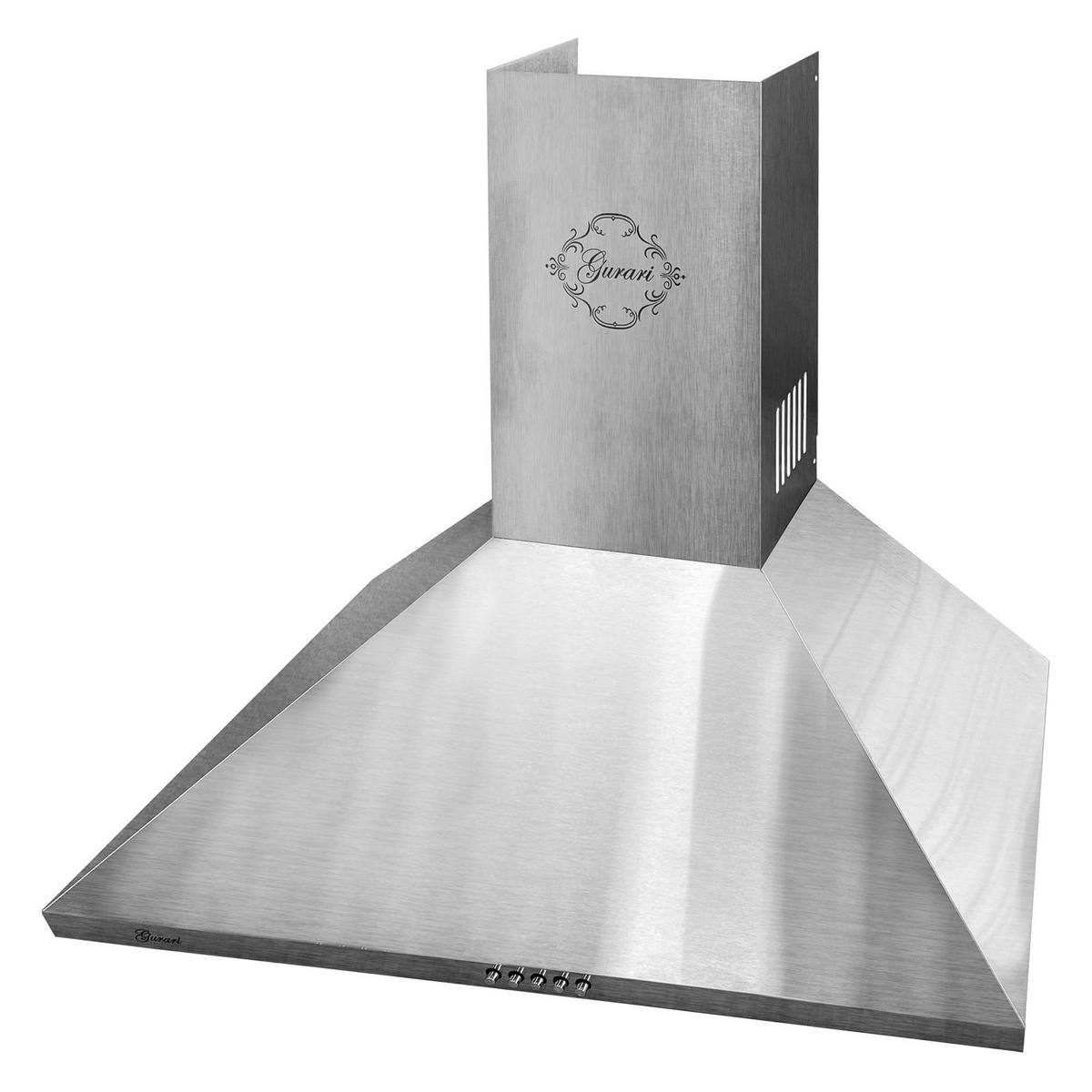 DUNSTABZUGSHAUBE GCH C 147 IS 7 N 70 cm Edelstahl - Silberfarben, Metall (70/87/47cm) - Gurari